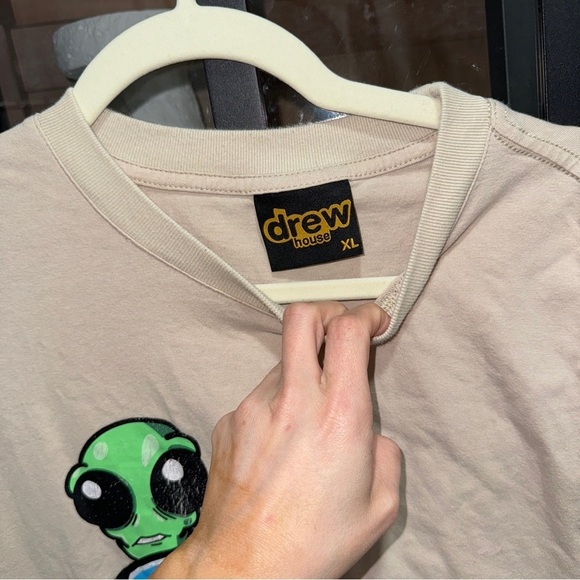 Justin Bieber Drew house Allen alien tee tshirt short sleeve oversized planet - Picture 4 of 6